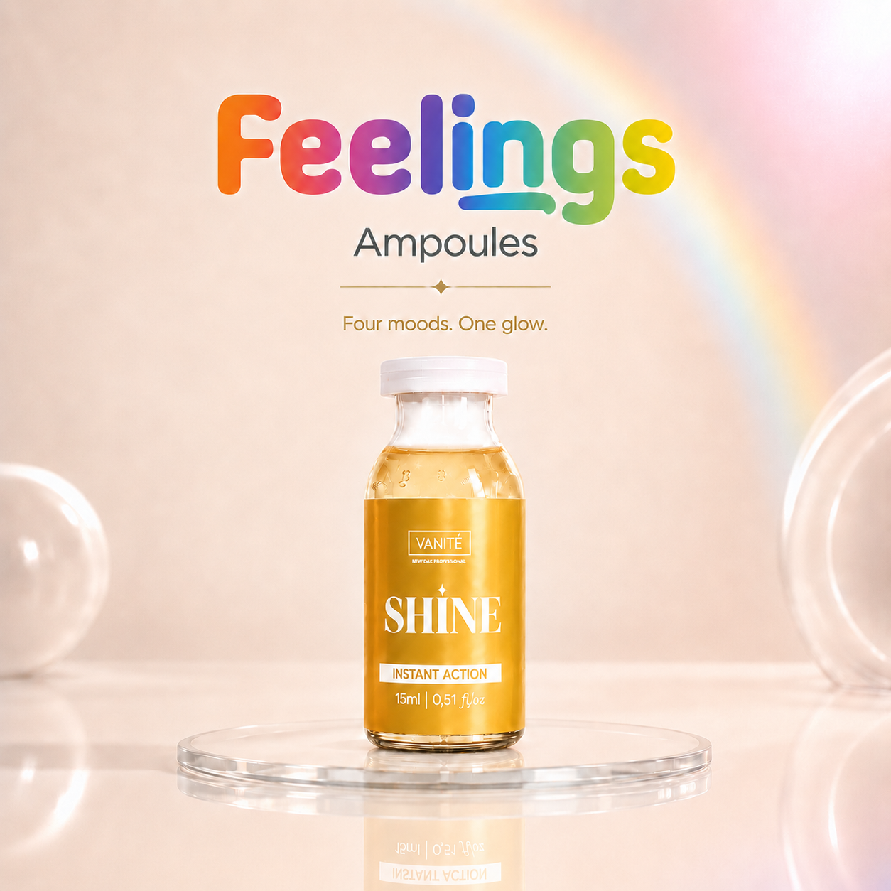 Feelings Shine Ampoule 15ml | Amino Acid Repair – Make Beauty