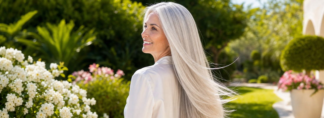 A collection of hair straightening products for various hair types