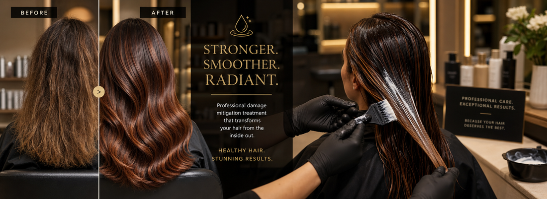 A comprehensive salon damage mitigation kit for color correction