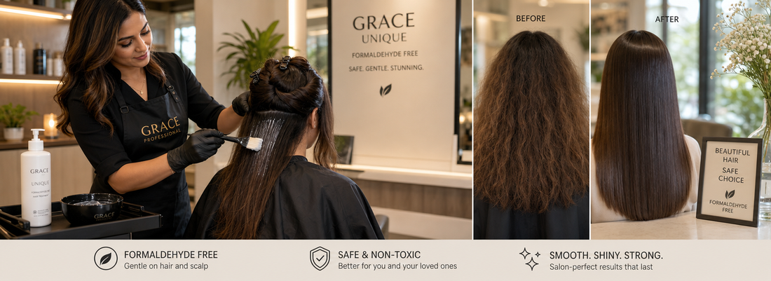 Grace Unique formaldehyde-free hair straightening treatment