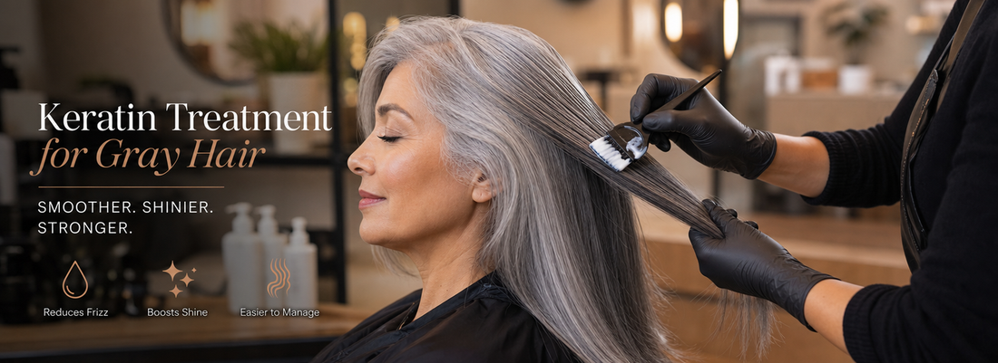 Keratin Treatment on Gray Hair