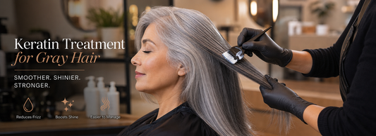 Keratin Treatment on Gray Hair