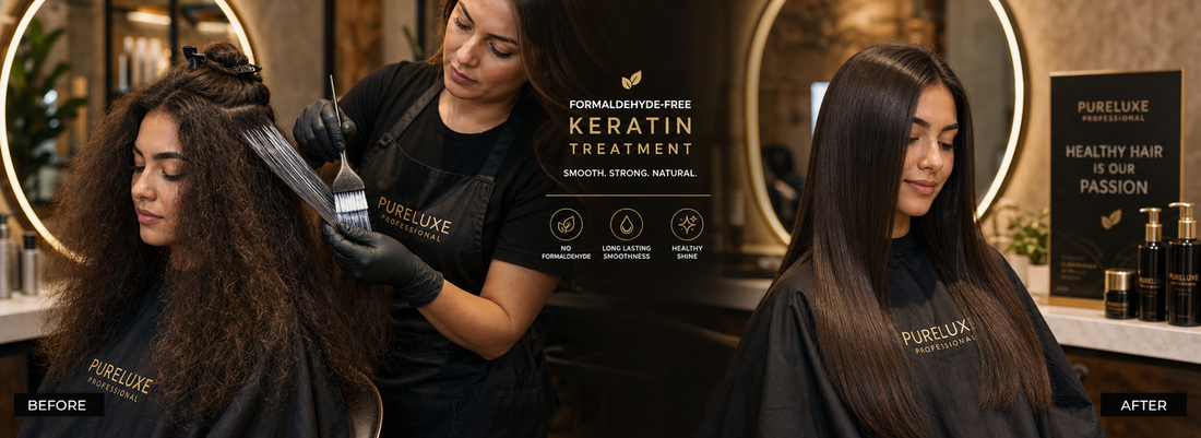 Formaldehyde-free keratin treatments for smooth, healthy hair