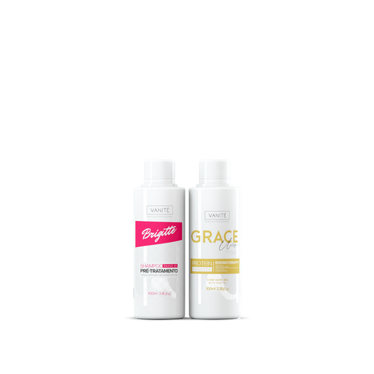 Kit - 1  unit Grace Enzimoteraphy Unique + 1 unit Brigitte Pre-Treatment Shampoo | 100ml