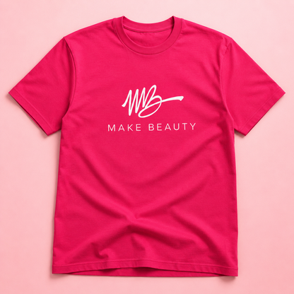 T-shirt rose Make Beauty Signature