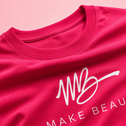 T-shirt rose Make Beauty Signature
