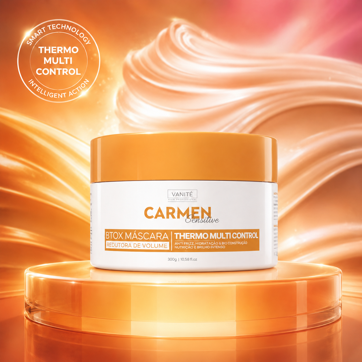Btox Carmen Sensible | Réduction du volume et hydratation | Pour cheveux sensibles et abîmés | 300g
