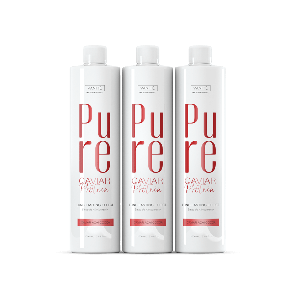 Three bottles of Pure Caviar Protein 1000ml - buy two and get the third free